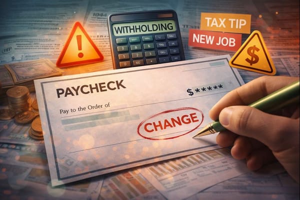 When Should You Adjust Your W-4 Withholdings?