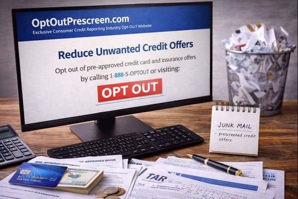 How To Opt-Out of Pre-Screened Credit Card Offers
